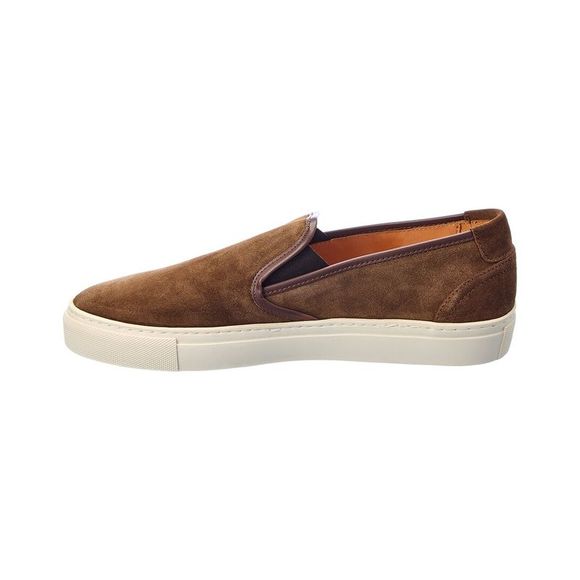 Alphakilo Park Suede Slip-On Sneaker, Brown - Picture 2 of 5